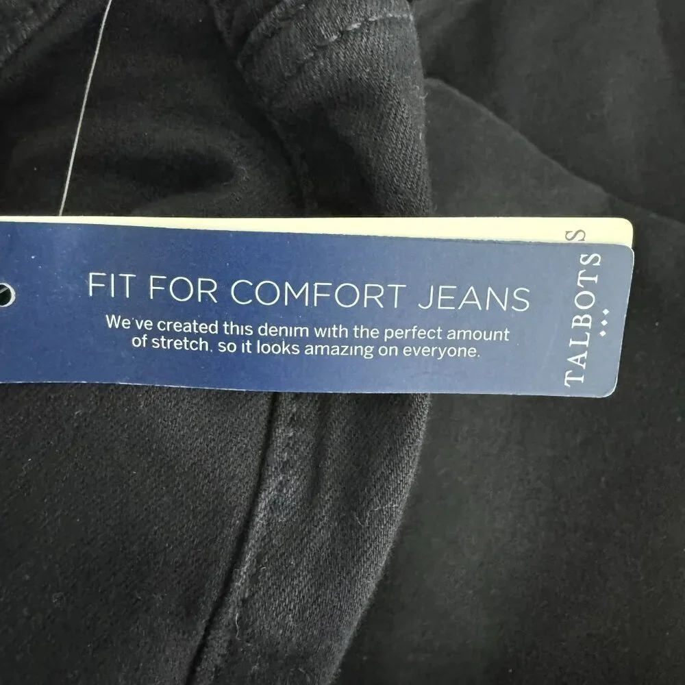 Talbots‎ Simply Flattering Jegging Jeans Womens 24W Black Stretch NWT PT-2341
